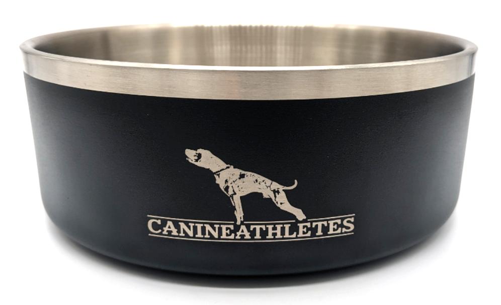 Canine Athletes Dura-Clad Stainless Steel Dog Bowl